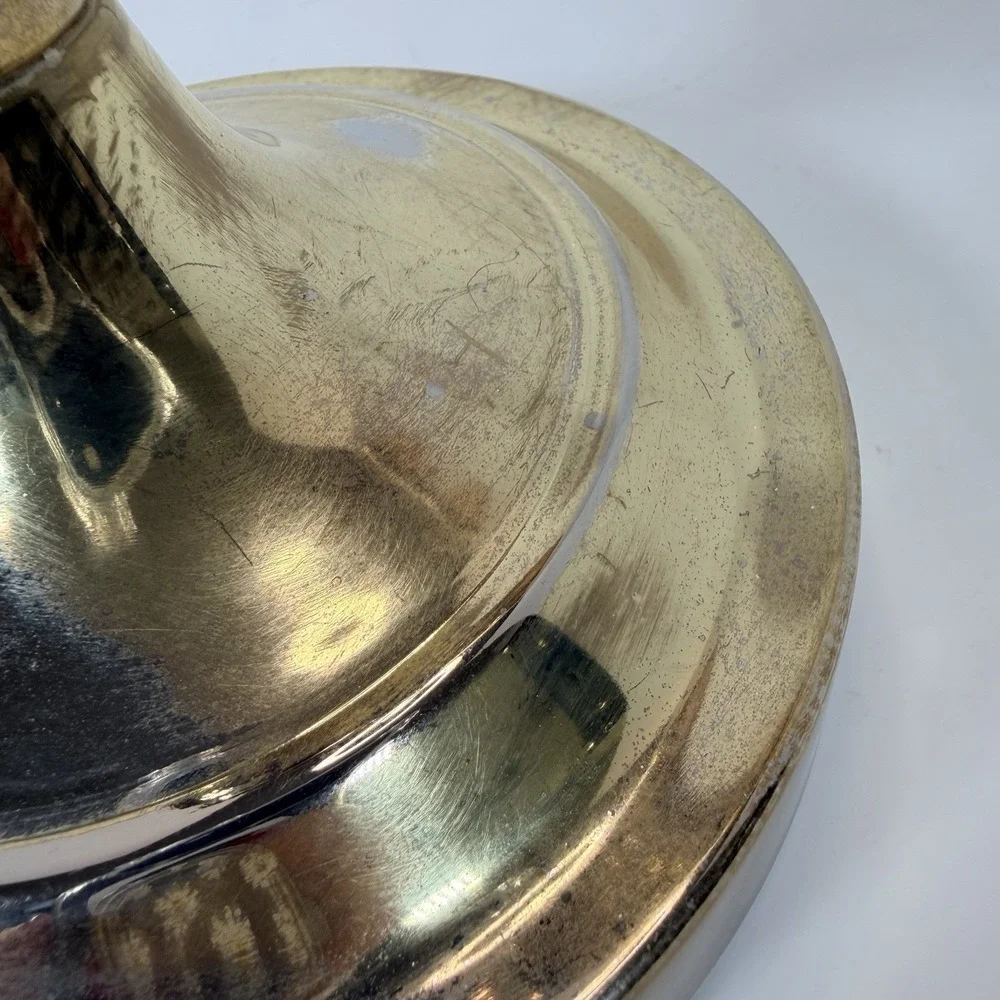 VTG Underwriters Laboratories Brass /Metal Bankers Desk Adjustable Lamp Art Deco